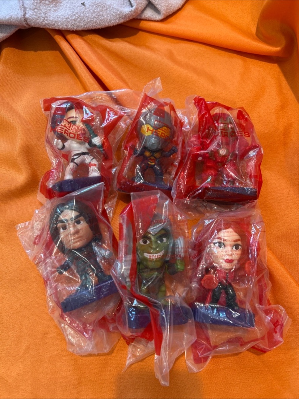 McDONALD'S 2020 MARVEL AVENGERS HEROES HAPPY MEAL TOYS! LOT OF 6